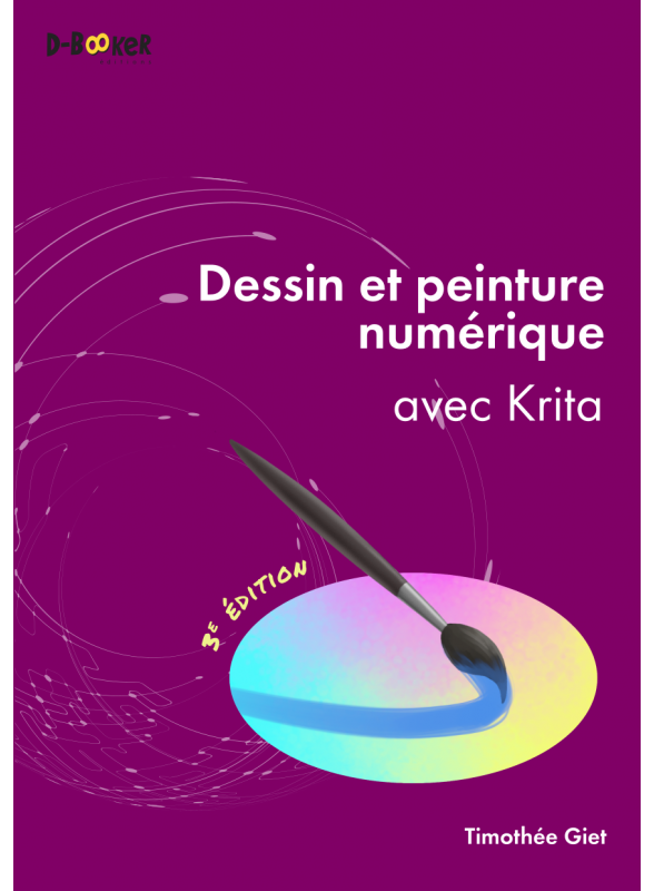 Livre Dessin et peinture numérique avec Krita (3e édition)