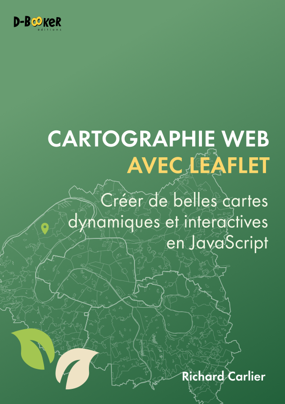 Couverture du livre Cartographie web avec Leaflet